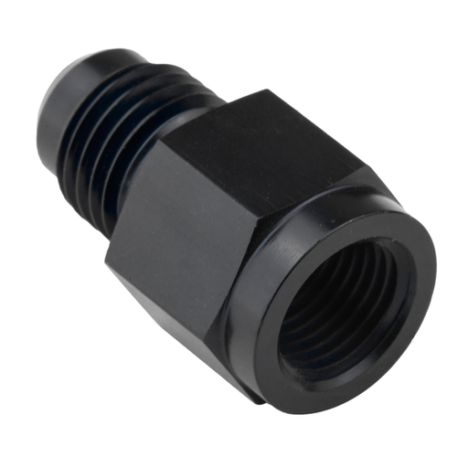 Proflow Female Adaptor 1/8in. NPT Straight To Male -04AN Black