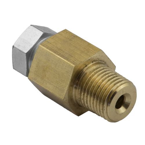 Proflow Line Lock Hose Fitting Kit 1/8" NPT to 3/8-24 Inverted Flare Suits 3/16" Tube
