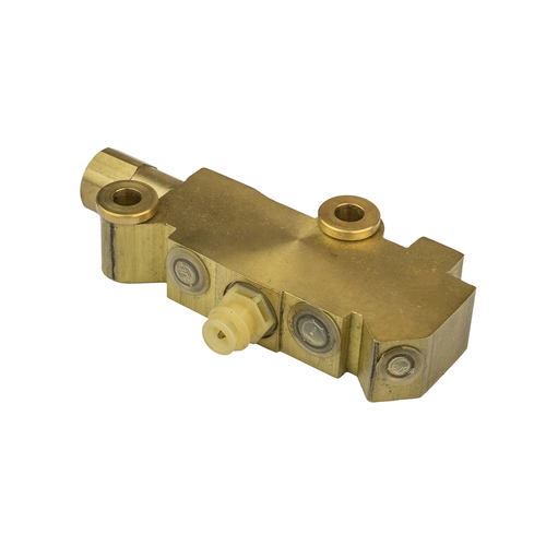 Proflow Brake Proportioning Valve Fixed Dual Inlet 3 Outlets Brass Front/Rear Disc Brakes