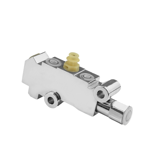 Proflow Brake Proportioning Valve Fixed Dual Inlet 3 Outlets Chrome Front/rear Disc Brakes