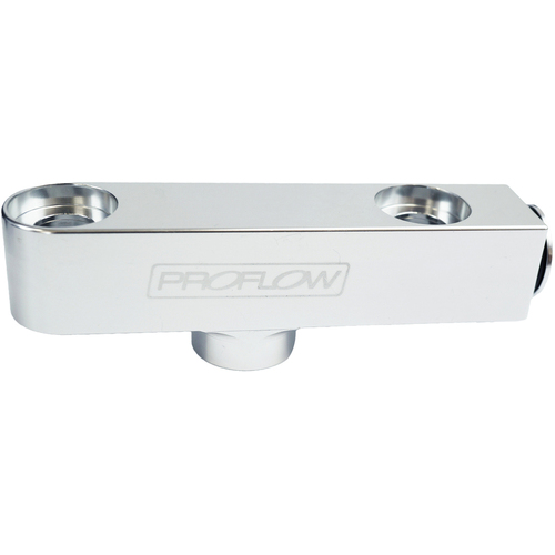 Proflow Dual Bosch Fuel Pump Fuel Log 76mm Centre Distance M12x1.5 Thread Polished