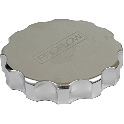 Proflow Billet Radiator Cap Cover Large Polished