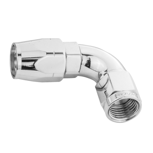 Proflow Fitting Hose End 90 Degree Full Flow -20AN Polished