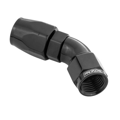 Proflow Fitting Hose End 30 Degree Full Flow -20AN Black