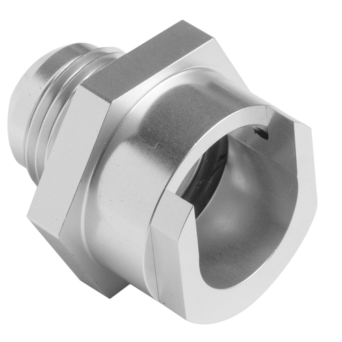 Proflow Heater Core Adaptor 5/8in. Pipe To -10AN Silver