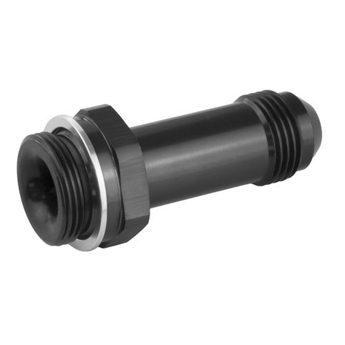 Proflow Fitting Inlet Fuel Adaptor Male Holley Fuel Bowl 7/8 x 20 -08AN 2in. Black