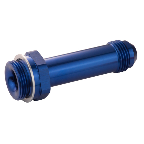 Proflow Fitting Inlet Fuel Adaptor Male Holley Fuel Bowl 7/8 x 20 To -08AN Male 3in. Blue