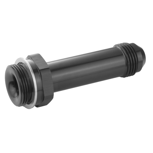 Proflow Fitting Inlet Fuel Adaptor Male Holley Fuel Bowl 7/8 x 20 To -08AN Male 3in. Black