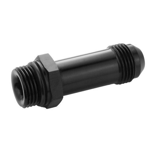 Proflow Quick Release Fuel Fitting Holley Inlet Feed -08AN Male To -08AN Male 2in. Black