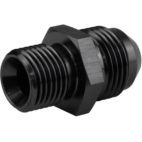 Proflow Fitting Adaptor Male 16mm x 1.50mm To Fitting Adaptor Male -08AN Black