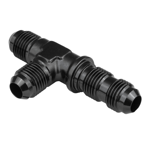 Proflow Fitting Adaptor -16AN Flare Bulkhead Run Tee Black