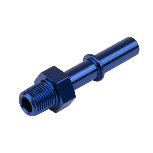Proflow Fitting Male 5/16 Quick Connect to 1/8in. NPT Male Blue