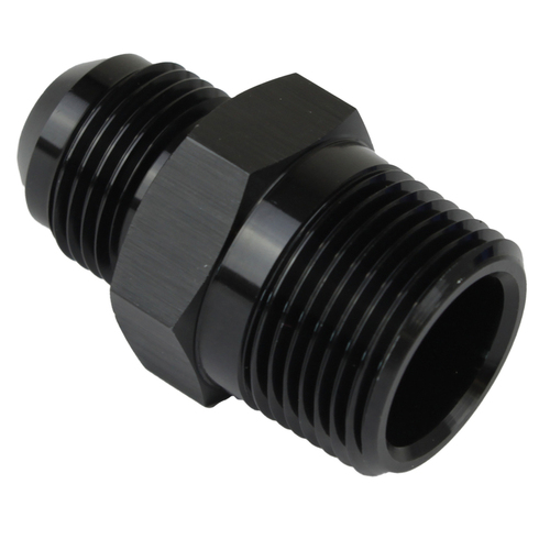 Proflow Adaptor Male -03AN To 1/4in. NPT Straight Black