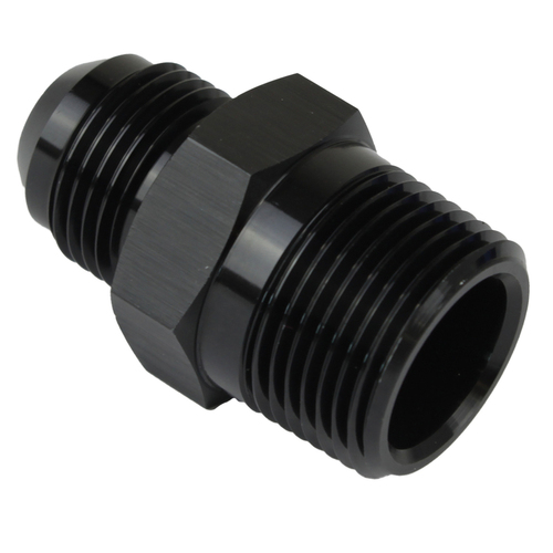 Proflow Adaptor Male -10AN To 3/8in. NPT Straight Black