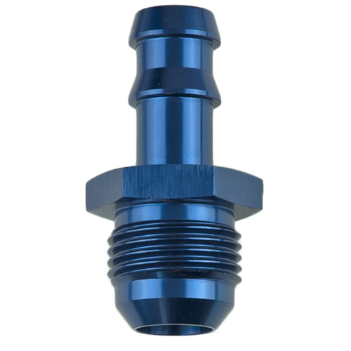 Proflow 8mm Fitting Male Barb To -06AN Adaptor Blue