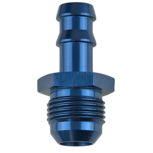 Proflow 3/8in. Fitting Male Barb To -08AN Adaptor Blue