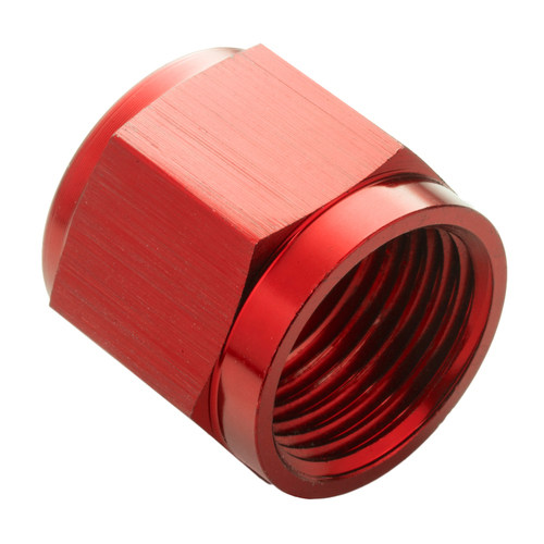 Proflow Aluminium Tube Nut AN For 3/16in. Tube Red