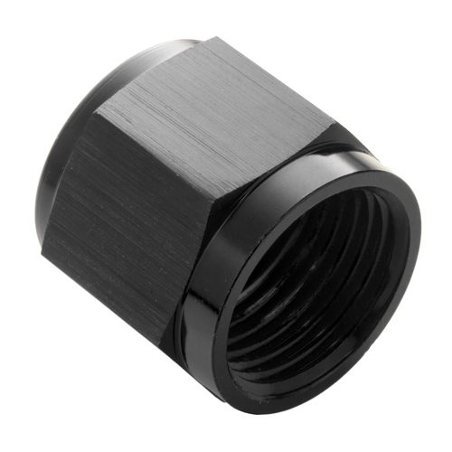 Proflow Aluminium Tube Nut AN For 3/8in. Tube Black