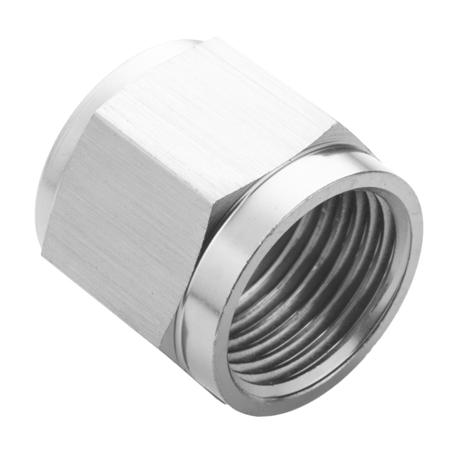 Proflow Aluminium Tube Nut AN For 3/8in. Tube Silver