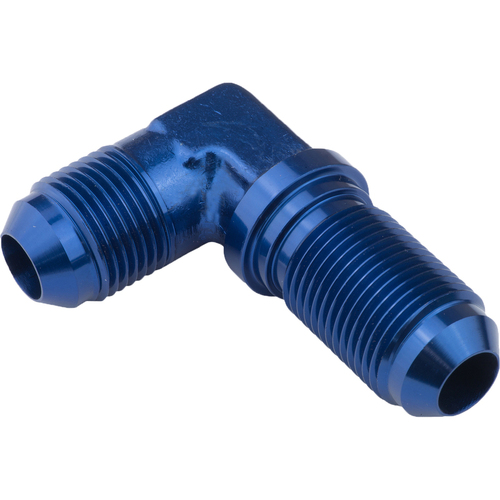 Proflow 90 Degree Adaptor AN Flare -03AN Bulkhead Blue