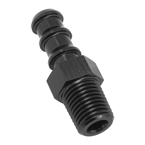 Proflow 5/16in. Barb Male Fitting To 1/4in. NPT Black