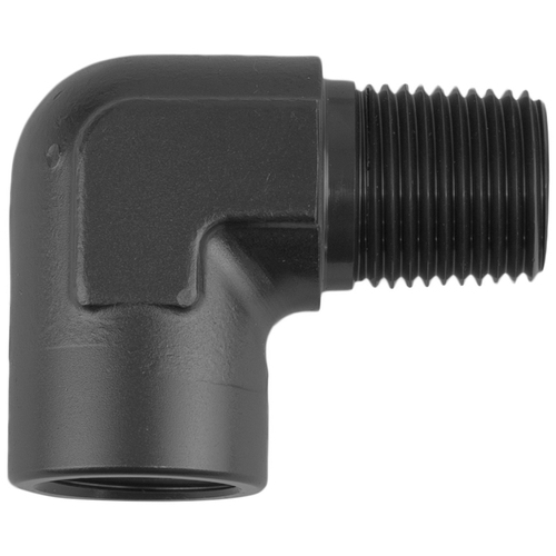 Proflow 90 Degree Coupler Female - Male Elbow 1/4in. NPT Black