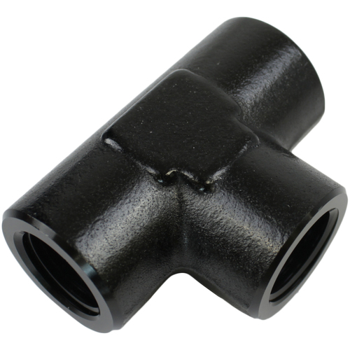 Proflow Female Adaptor Pipe Tee 3/8in. NPT Black
