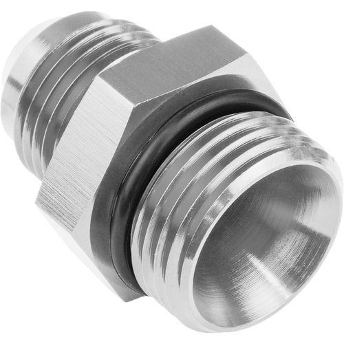 Proflow Fitting Straight Adaptor -12AN O-Ring Port Silver
