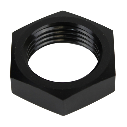 Proflow Aluminium Bulkhead AN Nut -03AN Black