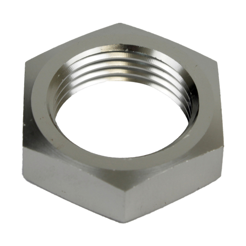 Proflow Aluminium Bulkhead AN Nut -04AN Silver