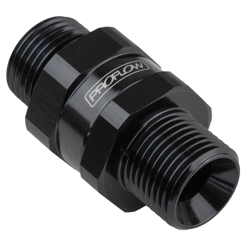Proflow Fitting Male Swivel adaptor 18mm x 1.50 To Male -08AN Black