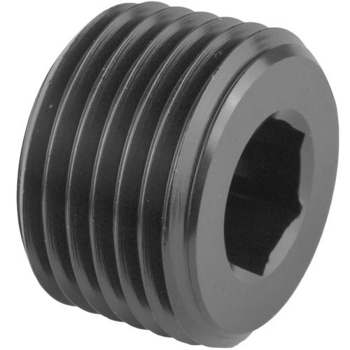 Proflow Fitting Aluminium Socket Plug 1/4in. NPT Black