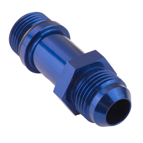 Proflow Male Extension Adaptor -10AN To Male-10AN O-Ring Thread Blue