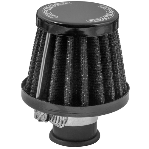 Proflow Mini Air Filter Breather 38mm High 12mm (0.47') Neck Black