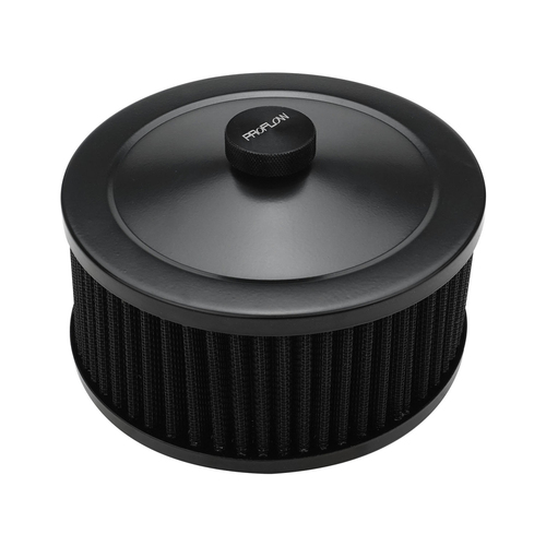 Proflow Air Filter Assembly Round 6in. x 3in. Black
