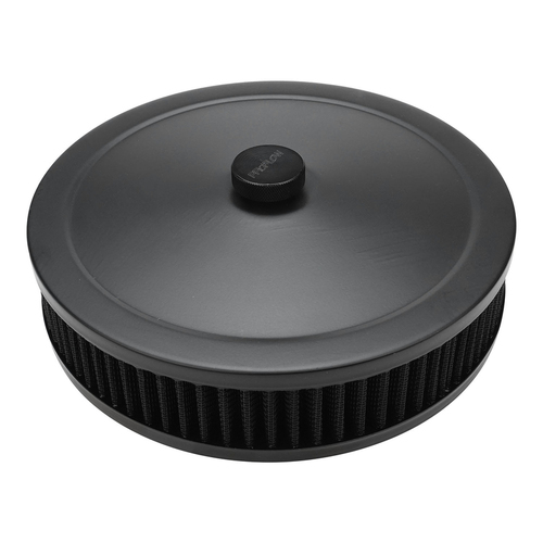 Proflow Air Filter Assembly Round 9in. x 2in. Black