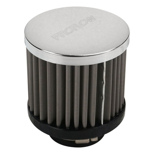 Proflow Breather Filter Clamp On 70mm High 35mm (1-3/8in. ) Neck Stainless