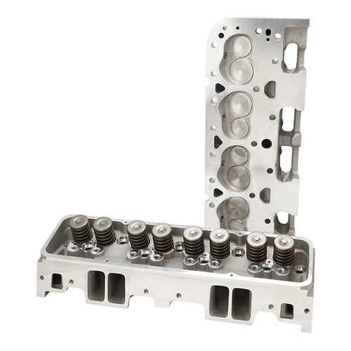 Proflow Cylinder Heads AirMax 200 535HP Aluminium Assembled 72cc Chamber Straight Plug 200cc Intake Runner SB For Chevrolet Pair