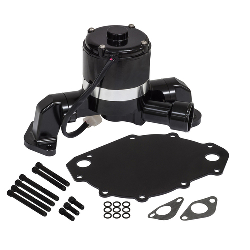Proflow Water Pump Electric Aluminium Black 132 LPM/35 GPM at 12 Volts BB For Ford 429-460 Each