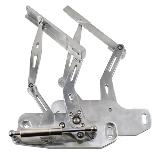 Proflow Bonnet Hinge Kit Billet Aluminium For Holden HQ HJ HX HZ WB Polished