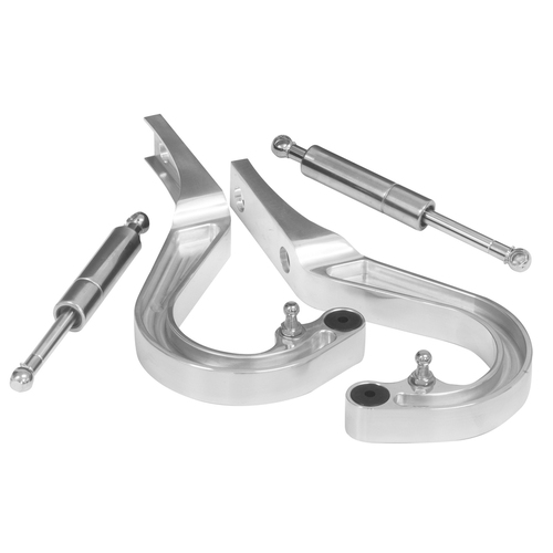 Proflow Boot Hinge Kit Billet Aluminium Chev Camaro 67-69 Polished