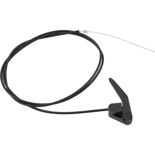 Proflow Universal Bear Jaw Door Latch Release Black Handle with Cable Kit