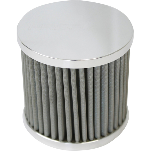 Proflow Oil Breather Filter Billet -10AN Female thread Polished