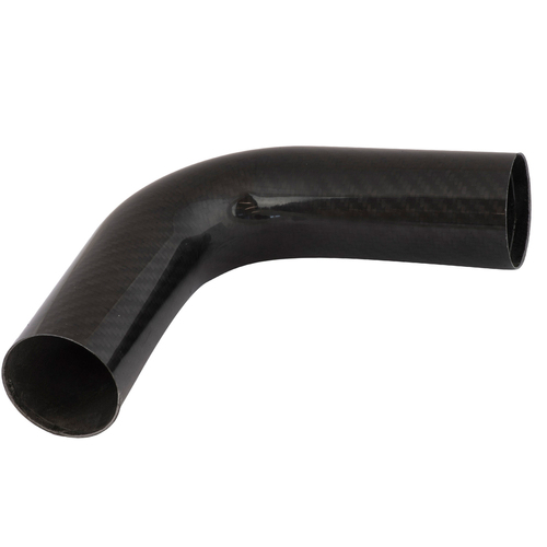 Proflow Carbon Fibre Air Intake Tube 2.50in. 90 Degree Elbow