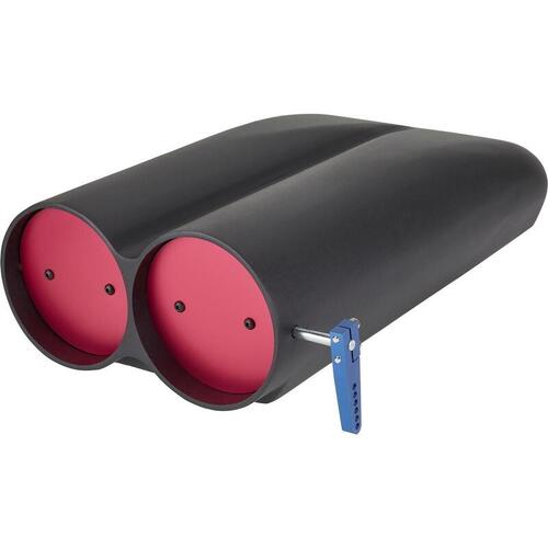 Proflow Carburettor Scoop Aluminium Black Red Butterfly Shot Gun Style Single/Dual Carburettor Each