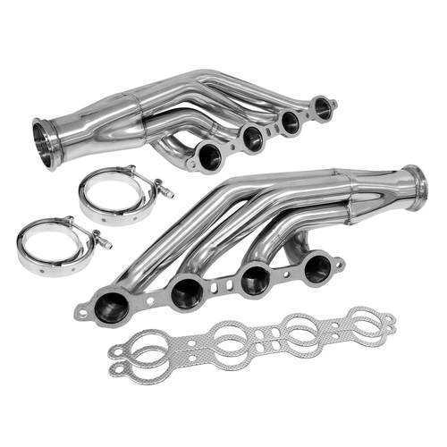 Proflow Exhaust Headers Stainless Steel Turbo V-Band LS1 LS2 Engine Swap Chev Holden 1 7/8in. Primary Turbo V Band Flange Set