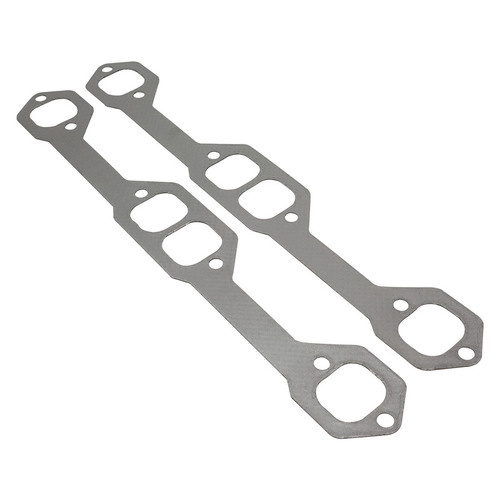Proflow Header Extractor Gasket For SB Chevrolet Stainless with Graphite Overlay 1.629" X 1.460" Port Pair