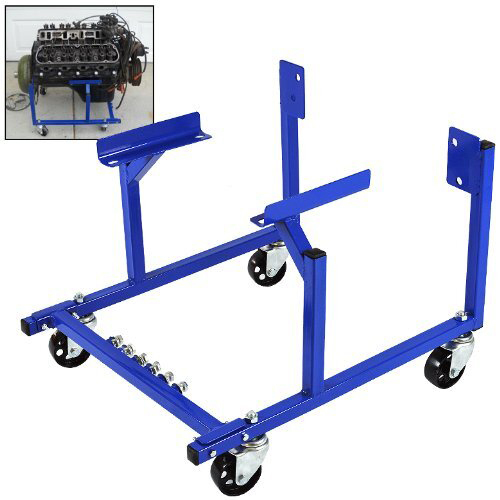 Proflow Engine Dolly Steel Blue Powder Coat Wheels Included For Ford SB 289 302 351 Each