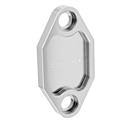 Proflow Fuel Pump Block-Off Plate Aluminium Silver Anodised For Holden 253 308 Each