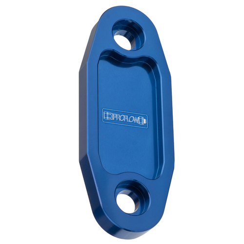 Proflow Fuel Pump Block-Off Plate Aluminium Blue Anodised For Ford 302-351C Each